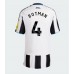 Newcastle United Sven Botman #4 Dámské Domácí Dres 2025-26 Krátkým Rukávem Newcastle United Sven Botman #4 Dámské Domácí Dres 2025-26 Krátkým Rukávem